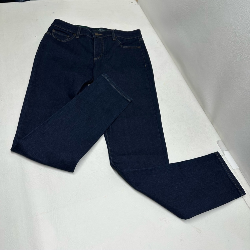 Lauren Ralph Lauren Blue Skinny curvy Jeans size 4